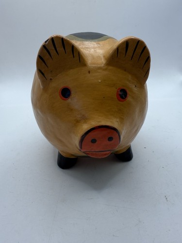 Ceramic pig piglet figure - pig,