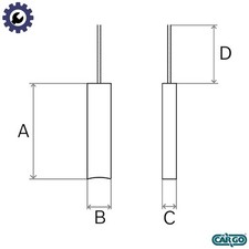 CARBON BRUSH ALTERNATOR F 032