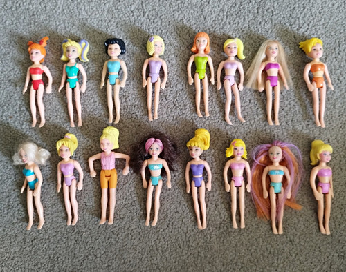 Vintage polly pocket dolls - 16,