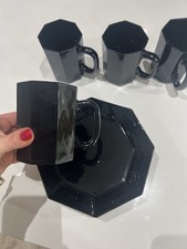 Arcoroc Octime black Set of 4