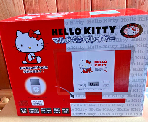 Hello kitty player ipod - cd,