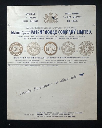 Patent borax company - patent,