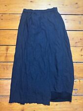 Shirin Guild Black Metal Stripe Elastic Skirt M w28-32" L38” Brand New