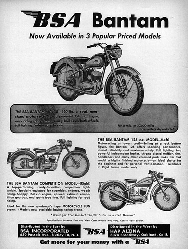 1955 bsa bantam - 1955,