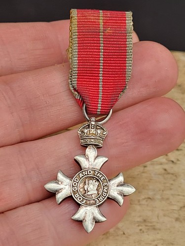 Vintage miniature mbe medal - vintage,
