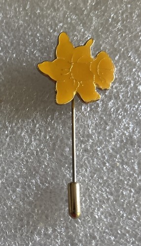 Amber enamel leaf - amber,