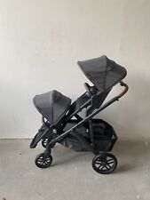 Uppababy Vista Double Buggy - Grey - ex-display 