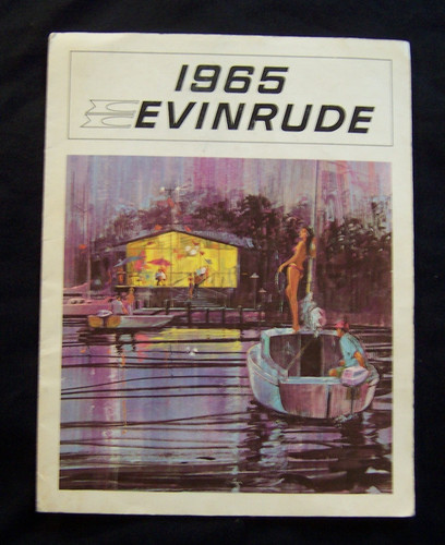 Vintage 1965 evinrude outboard - vintage,