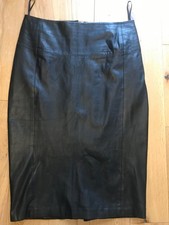 M&S Autograph Black Leather