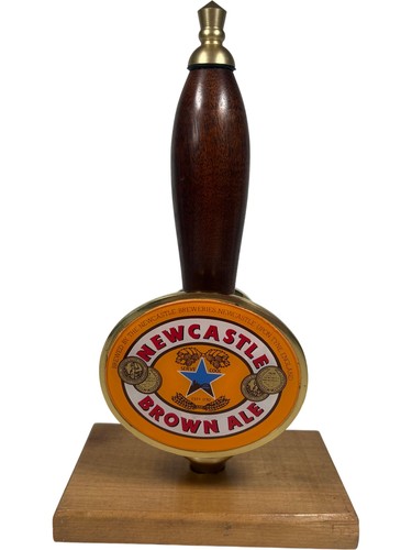 Newcastle brown ale beer tap - brown,