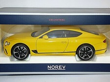 Norev 1/18th Scale 2018 Bentley Continental GT in Monaco Yellow