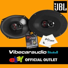 JBL STAGE3 9637 6"x9" 3-Way Coaxial Speakers 750W Total Power + Sound Deadening