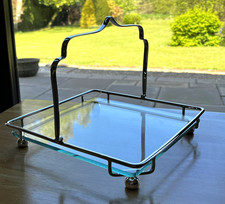 Art Deco Silver Plate Cake