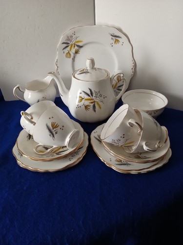 Vintage colclough tea trio - vintage,