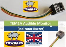 Towbar Buzzer - Universal Audible Monitor Indicator Relay for Towing Electrics