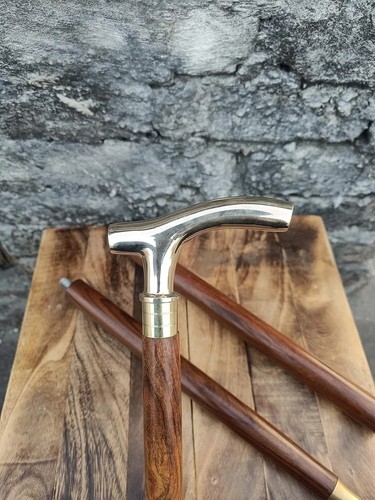 Walking stick vintage brass - walking,