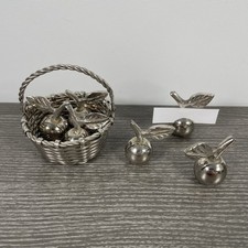 Vintage Silver Plate Apple