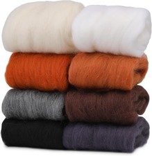 Needle Felting Wool 8 Colors