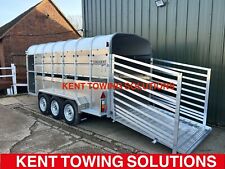 New Nugent L4318T 14ft x 6ft Livestock Sheep Cattle Trailer INC VAT ✅ Tri Axle✅