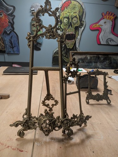 Antique victorian easels - antique,