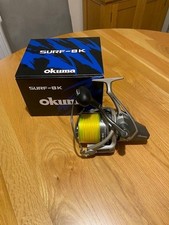 Okuma Surf-8K Fixed Spool Sea Reel - Mint Used Once