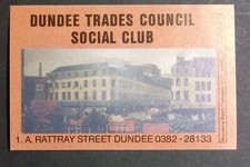 Matchbox label Bouldens Dundee Trades Council Social Club MG217