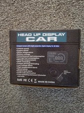 Head-up Display MPH Car GPS Digital HUD Speedometer LED Large Font ClearView