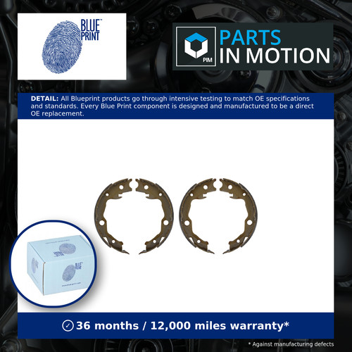 Handbrake shoes set - handbrake, fits