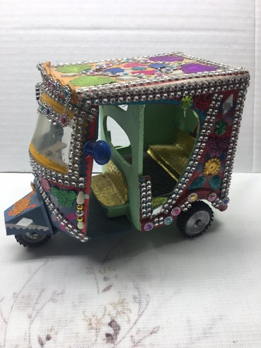 Cute wooden auto rickshaw tuk - wooden,