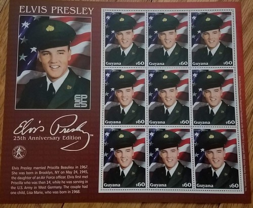 Elvis presley stamp - presley,