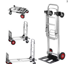 400 lbs Folding Hand Truck Loading Dolly Trolley Flatbed Cart Sack Truck Barrow