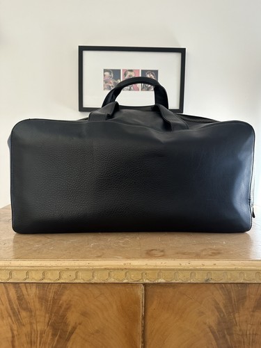 Matt nat vegan leather black - &,