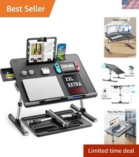 Black Adjustable Laptop Table