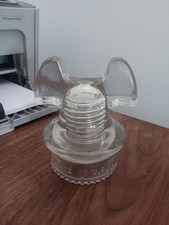 Clear Glass Hemingray 60 0_4 Mickey Mouse Ears Insulator