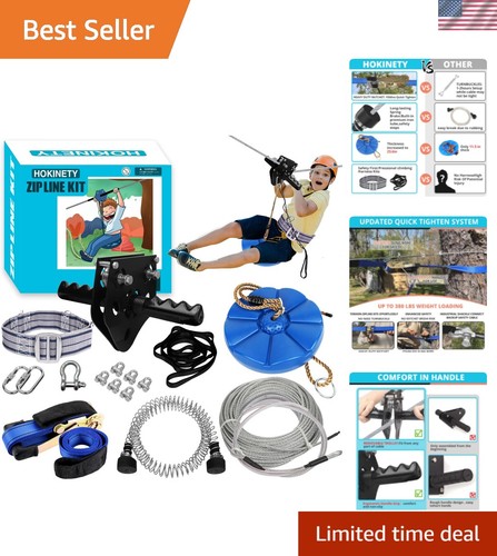 Zip line kit for kids - line,