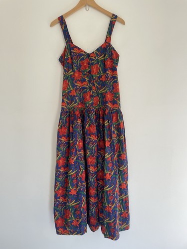 Vintage anokhi midi dress - midi, sz