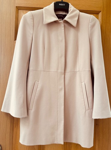 Zara nude pink flared sleeve - nude,