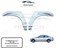 FOR BMW E46 3 COUPE CABRIO 98-06 REAR WHEEL ARCH WING FENDER REPAIR PANEL PAIR