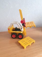 Vintage playmobil forklift - vintage,