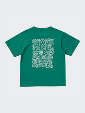 UNIQLO KIDS Keith Haring Dark Green Embroidered T-Shirt 3-4 Years (110 cm) NWT