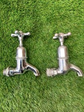 Pair Of Vintage Chromed Bib