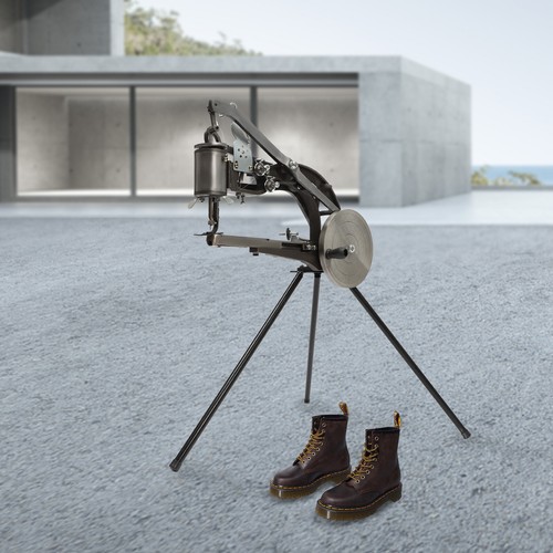Leather shoe repair machine - shoe,
