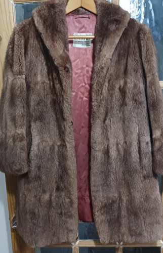 Genuine vintage brown nutria - genuine,