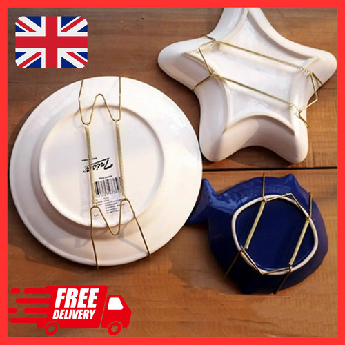 Wire plate hangers - wire, wall