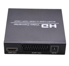 SCART to HDMI+HDMI RGB HD Video Converter Audio scart to hdmi+Digital 1080P
