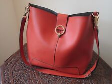 Topshop Shoulder Bag, Detachable strap and zipped inner bag Tan Brown in colour