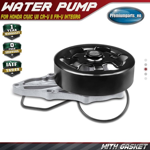 Water pump with gasket - with,