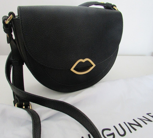 New lulu guinness black pebble - new,