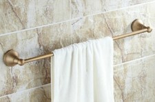 Antique Brass Wall Mounted Bathroom Single Towel Bar Towel Rack Rails 2ba147
