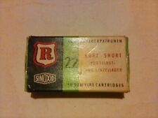 Vintage/collectors .22 short RWS Dynamite Nobel cartridge box,empty.